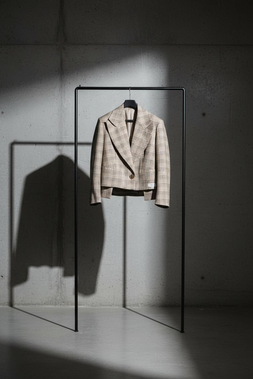 Boxy Blazer am Kleiderständer
